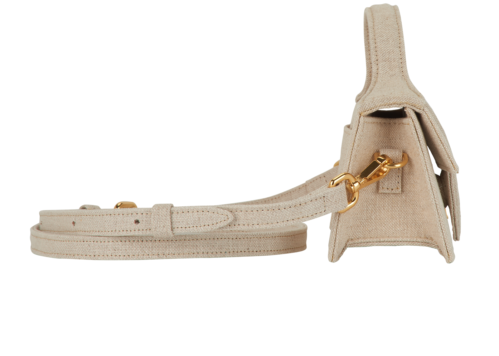 Mini Le Bambino, &pound;290, Handbags, Beige, Canvas, Side view